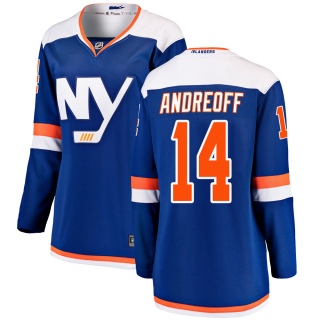 Women's Andy Andreoff New York Islanders Fanatics Branded Alternate Jersey - Breakaway Blue
