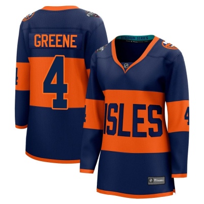 Women's Andy Greene New York Islanders Fanatics Branded 2024 Stadium Series Jersey - Breakaway Navy