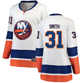 Women's Billy Smith New York Islanders Fanatics Branded Away Jersey - Breakaway White