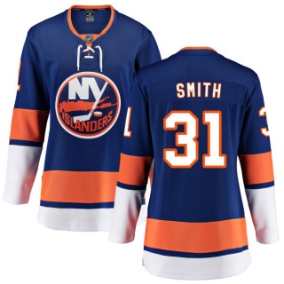Women's Billy Smith New York Islanders Fanatics Branded Home Jersey - Breakaway Blue