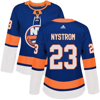 Women's Bob Nystrom New York Islanders Adidas Home Jersey - Authentic Royal