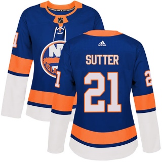 Women's Brent Sutter New York Islanders Adidas Home Jersey - Authentic Royal