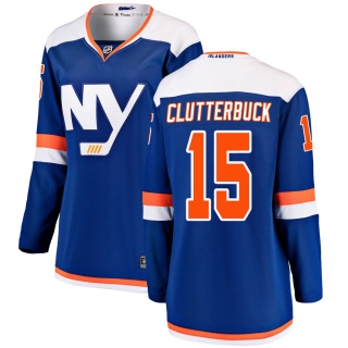 Women's Cal Clutterbuck New York Islanders Fanatics Branded Alternate Jersey - Breakaway Blue