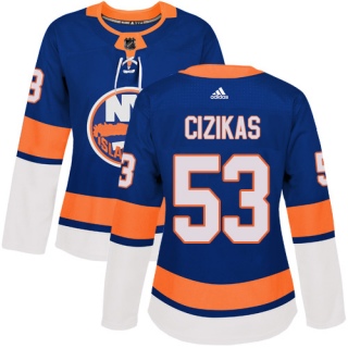 Women's Casey Cizikas New York Islanders Adidas Home Jersey - Authentic Royal Blue