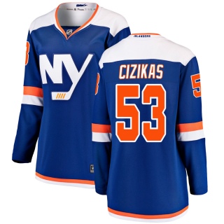 Women's Casey Cizikas New York Islanders Fanatics Branded Alternate Jersey - Breakaway Blue