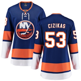 Women's Casey Cizikas New York Islanders Fanatics Branded Home Jersey - Breakaway Blue