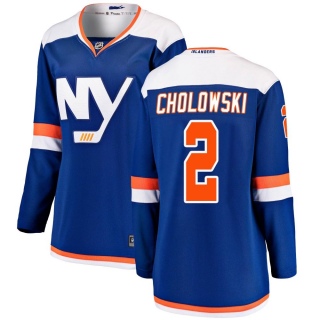 Women's Dennis Cholowski New York Islanders Fanatics Branded Alternate Jersey - Breakaway Blue