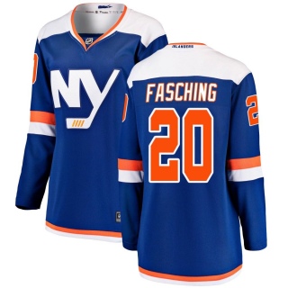 Women's Hudson Fasching New York Islanders Fanatics Branded Alternate Jersey - Breakaway Blue