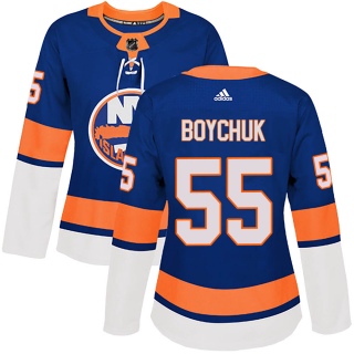 Women's Johnny Boychuk New York Islanders Adidas Home Jersey - Authentic Royal