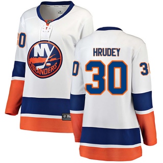 Women's Kelly Hrudey New York Islanders Fanatics Branded Away Jersey - Breakaway White