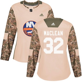Women's Kyle Maclean New York Islanders Adidas Kyle MacLean Veterans Day Practice Jersey - Authentic Camo