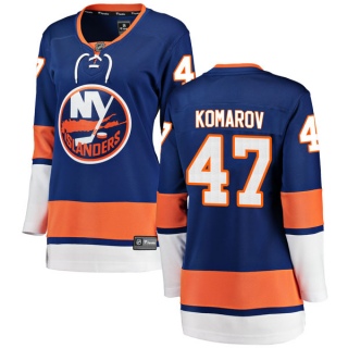 Women's Leo Komarov New York Islanders Fanatics Branded Home Jersey - Breakaway Blue