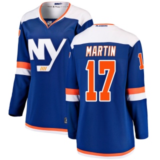 Women's Matt Martin New York Islanders Fanatics Branded Alternate Jersey - Breakaway Blue