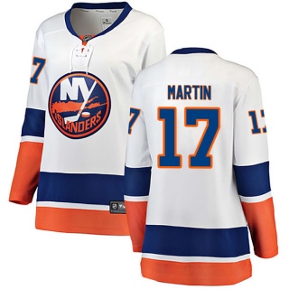 Women's Matt Martin New York Islanders Fanatics Branded Away Jersey - Breakaway White