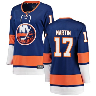 Women's Matt Martin New York Islanders Fanatics Branded Home Jersey - Breakaway Blue