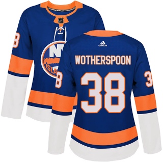 Women's Parker Wotherspoon New York Islanders Adidas Home Jersey - Authentic Royal
