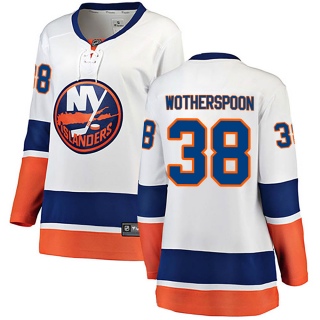 Women's Parker Wotherspoon New York Islanders Fanatics Branded Away Jersey - Breakaway White