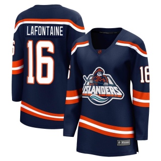 Women's Pat LaFontaine New York Islanders Fanatics Branded Special Edition 2.0 Jersey - Breakaway Navy