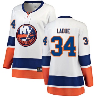 Women's Paul LaDue New York Islanders Fanatics Branded Away Jersey - Breakaway White