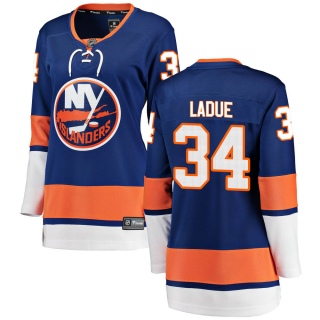 Women's Paul LaDue New York Islanders Fanatics Branded Home Jersey - Breakaway Blue