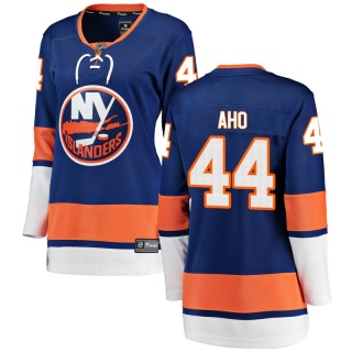 Women's Sebastian Aho New York Islanders Fanatics Branded Home Jersey - Breakaway Blue