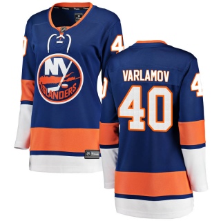 Women's Semyon Varlamov New York Islanders Fanatics Branded Home Jersey - Breakaway Blue