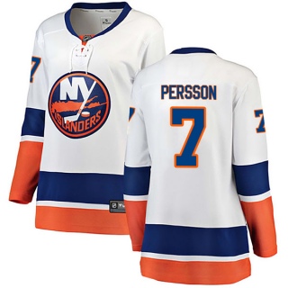 Women's Stefan Persson New York Islanders Fanatics Branded Away Jersey - Breakaway White