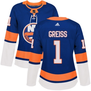 Women's Thomas Greiss New York Islanders Adidas Home Jersey - Authentic Royal Blue