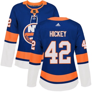 Women's Thomas Hickey New York Islanders Adidas Home Jersey - Authentic Royal