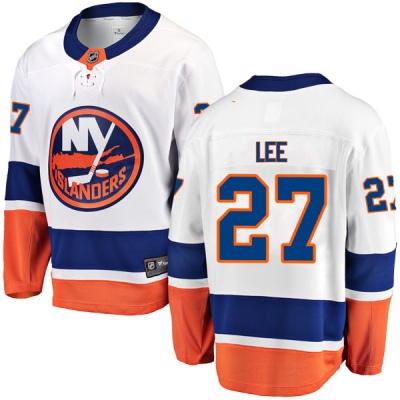 Youth Anders Lee New York Islanders Fanatics Branded Away Jersey - Breakaway White