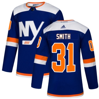 Youth Billy Smith New York Islanders Adidas Alternate Jersey - Authentic Blue