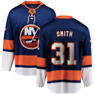 Youth Billy Smith New York Islanders Fanatics Branded Home Jersey - Breakaway Blue