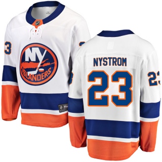 Youth Bob Nystrom New York Islanders Fanatics Branded Away Jersey - Breakaway White