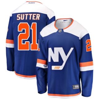 Youth Brent Sutter New York Islanders Fanatics Branded Alternate Jersey - Breakaway Blue
