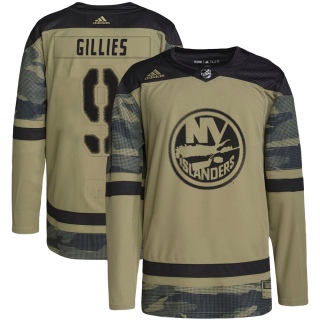 Youth Clark Gillies New York Islanders Adidas Military Appreciation Practice Jersey - Authentic Camo