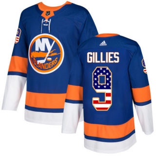 Youth Clark Gillies New York Islanders Adidas USA Flag Fashion Jersey - Authentic Royal Blue