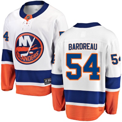 Youth Cole Bardreau New York Islanders Fanatics Branded Away Jersey - Breakaway White