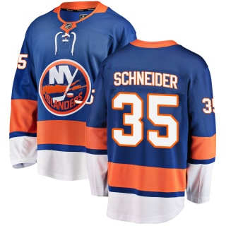 Youth Cory Schneider New York Islanders Fanatics Branded Home Jersey - Breakaway Blue