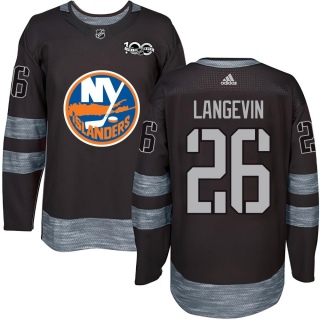 Youth Dave Langevin New York Islanders 1917- 100th Anniversary Jersey - Authentic Black