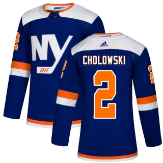 Youth Dennis Cholowski New York Islanders Adidas Alternate Jersey - Authentic Blue