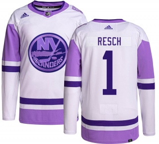 Youth Glenn Resch New York Islanders Adidas Hockey Fights Cancer Jersey - Authentic