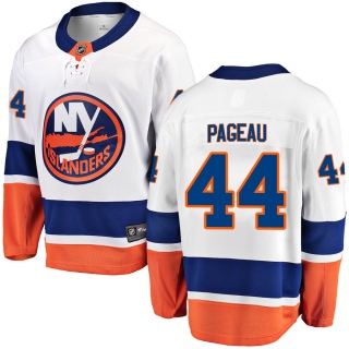Youth Jean-Gabriel Pageau New York Islanders Fanatics Branded ized Away Jersey - Breakaway White