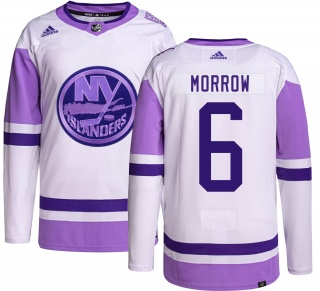 Youth Ken Morrow New York Islanders Adidas Hockey Fights Cancer Jersey - Authentic