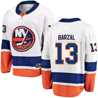 Youth Mathew Barzal New York Islanders Fanatics Branded Away Jersey - Breakaway White