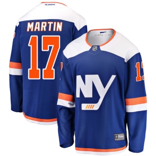 Youth Matt Martin New York Islanders Fanatics Branded Alternate Jersey - Breakaway Blue