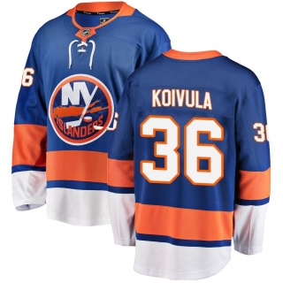 Youth Otto Koivula New York Islanders Fanatics Branded Home Jersey - Breakaway Blue