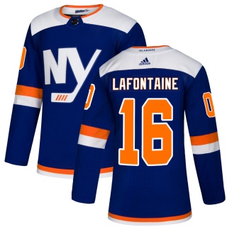 Youth Pat LaFontaine New York Islanders Adidas Alternate Jersey - Authentic Blue