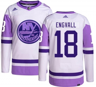 Youth Pierre Engvall New York Islanders Adidas Hockey Fights Cancer Jersey - Authentic