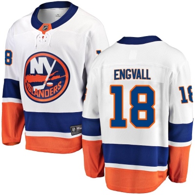 Youth Pierre Engvall New York Islanders Fanatics Branded Away Jersey - Breakaway White