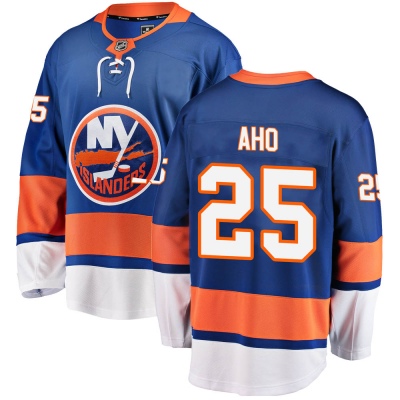 Youth Sebastian Aho New York Islanders Fanatics Branded Home Jersey - Breakaway Blue